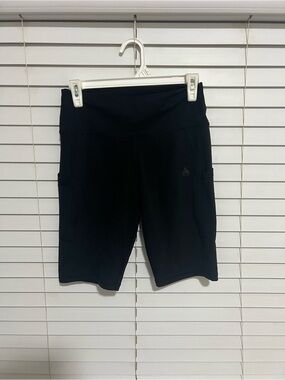 Ryderwear Women's Reset High Waisted Pocket Bike Shorts - Black - L